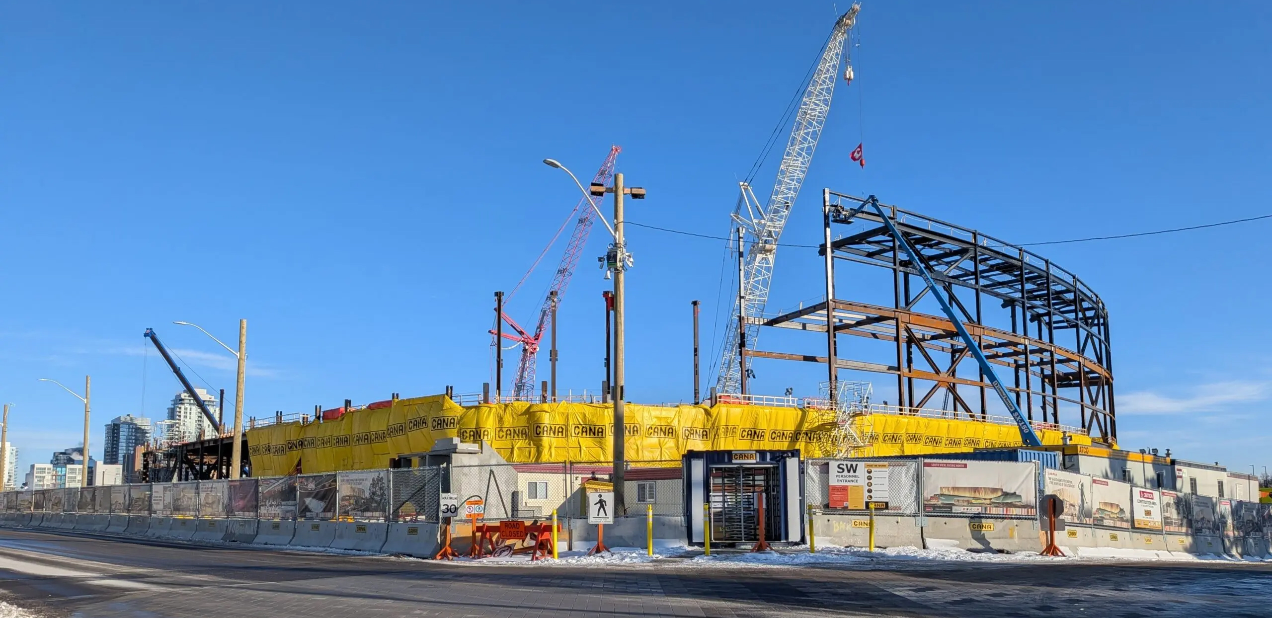 Steel, concrete work moves Scotia Place forward